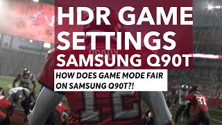 Samsung Q90T game mode settings [upl. by Nizam]