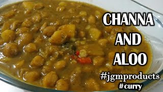 Curry Channa Chickpeas and Aloo Potato TrinidadVegetarianCaribbean  Jenna G The Hijabi TT [upl. by Ralyks942]