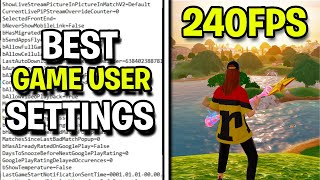 The BEST Game User Settings in Fortnite Chapter 5 BOOST FPS  0 DELAY [upl. by Adlihtam167]