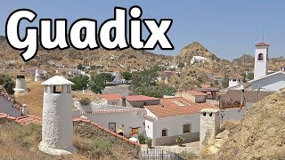 GUADIX y sus Casas Cueva 4K 🟢 GUÍA DE VIAJE 📌 Qué ver en 1 día  Granada  Andalucía  España [upl. by Valdas]