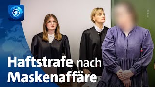 Urteil im bayrischen Maskenprozess Haftstrafe für Tandler [upl. by Grider]