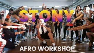 Afro Dance Workshop With STONY SP [upl. by Amy]