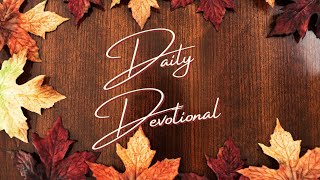 Monday November 4 FBC Quitman GA  Daily Devotion [upl. by Sikata]