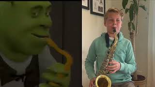 EPIC SAX TUTORIAL Master Shreksophone on Alto Sax in Minutes [upl. by Retsevel247]