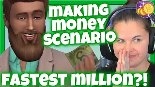 💵 🤑FASTEST MILLION MARRYING FOR MONEY 💰FAIL  Sims 4 Making Money Scenario Cheat  ChaniZA [upl. by Lemhar]