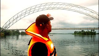 Cruising on the Volta Lake and exploring Ghanas Adomi Bridge [upl. by Nnaegroeg182]