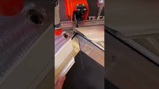 Aluminium profile miter joint good tools and equipment make work easy craftspeople [upl. by Kathe]