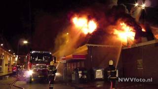 Grote uitslaande brand Spar Oldebroek [upl. by Zavala]