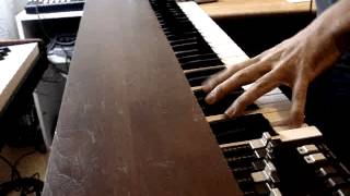 KORG CX3 old model Hammond B3 quotclonewheelquot sound demo [upl. by Ennahgiel336]