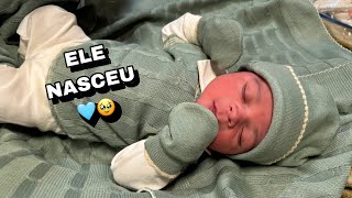 NASCIMENTO DO NOSSO FILHO SAMUEL 🩵 [upl. by Nevla]