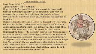 Philosophy  Anaximander of Miletus [upl. by Rodmun]