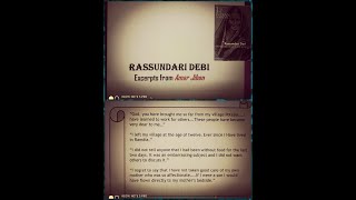 CBCS Syllabus  Rassundari Devis Amar Jiban Part I translated by Enakshi Chatterjee [upl. by Anoirtac]