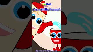 Im a Little Teapot  little teapot song  POPULAR NURSERY RHYME  toddler Song shorts [upl. by Rem832]