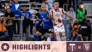 MATCH HIGHLIGHTS  Portland Timbers lose 32 to San Jose Earthquakes [upl. by Hoashis815]