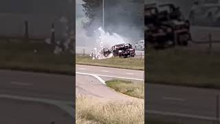 Car on fire on I55 in Perry County Missouri [upl. by Parsifal]