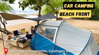 Best Beach Campsite in Batangas  Relaxing Beach Camping  Ednas Beach and Campsite [upl. by Juni]