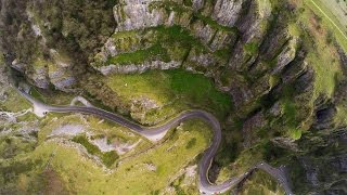 Cheddar Gorge by Drone April 2015 [upl. by Gnaoh]