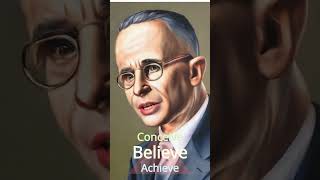 Napoleon Hill Quote  Whatever the mind can conceive and believe it can achieve [upl. by Jud]