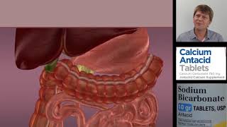 Antacids sodium bicarbonate and calcium carbonate [upl. by Saqaw]