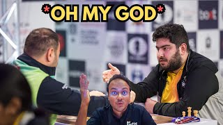 Unbelievable final move blunder by Maghsoodloo against Mamedyarov  Global Chess League 2024 [upl. by Huberman]