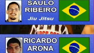 Saulo Ribeiro vs Ricardo Arona  Quartas de Final  Absoluto  ADCC 2001 [upl. by Rebmaed63]