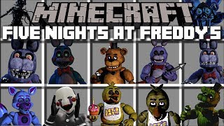 Minecraft FIVE NIGHTS AT FREDDYS MOD  FIGHT AND SURVIVE 3AM AT NIGHT Minecraft [upl. by Uolyram]