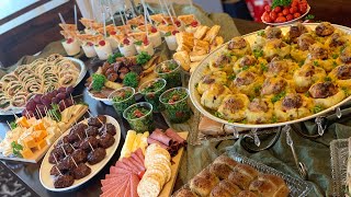 Party Appetizer Buffet Table  Galore Of Flavors [upl. by Atikehs]