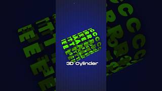 Creating A Cylindrical Typography Text Animation 🔥 After Effect [upl. by Dinsmore]