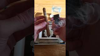 lighting up this wonderful cigar early in the morning 🌄 asmr cigars Zigarre myhabanosmoment [upl. by Nnahoj208]