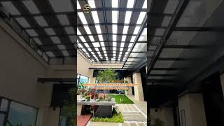 Mobile sunroom with intelligence sunshade system [upl. by Nnylram]