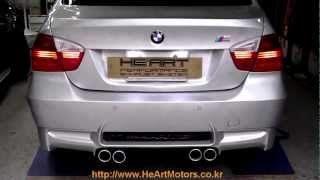 BMW E90 320i Midpiping  M3 Look Dual EXHAUST SYSTEM [upl. by Droflim958]