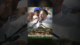 Babri Masjid ke bare mein asduddin Owaisi short video [upl. by Arhat]