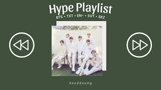 b t s • t x t • e n  • s v t • s k z  hype playlist [upl. by Ahsienel977]