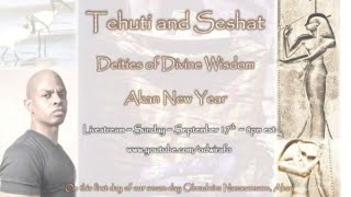 Tehuti and Seshat Male and Female Deities of Divine Wisdom in Kamit Akan Yoruba and Ewe [upl. by Faustena]