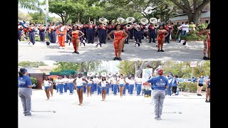 Stranahan Mighty Marching Dragons vs Ft Lauderdale high school Thee Sound 2024 [upl. by Aiotal]