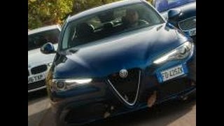 Alfa Romeo Giulia vs Jaguar XE vs BMW 3 Series [upl. by Drucill]