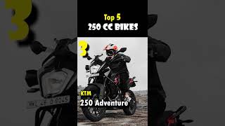 Top 5 Best 250cc Bikes in India 2023 [upl. by Abra483]