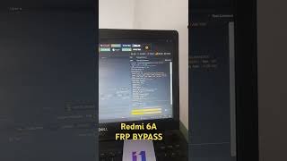 Redmi 6A FRP BYPASS UNLOCKTOOLfrpbypass reels rek mi6a frpunlock [upl. by Yadrahs]