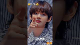 Seene se tere sar ko laga ke taehyung cute 🥰🥰🥰 watsapp status 😊☺️ [upl. by Hakvir]