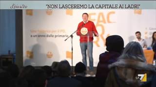 Renzi Non lasceremo la capitale ai ladri [upl. by Atilrep]