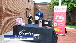 County Executive Ball Announces Partnership Between HCPSS and Shock Trauma for LifeSaving Training [upl. by Nowujalo]