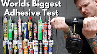 Worlds Biggest Adhesive Test  SHOCKING RESULTS [upl. by Eustis]