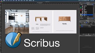 Scribus the free and professional page layout program for Windows Mac and Linux [upl. by Tyika]