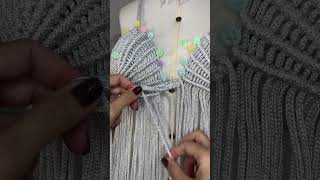 macrame handmade tutorial macrametutorial diy passoapasso moda [upl. by Gere]