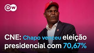 Em direto CNE divulga resultados das eleições gerais em Moçambique [upl. by Celtic823]