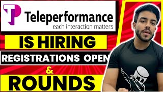 Teleperformance JOBS  Registrations Open Assessment for Teleperformance [upl. by Noied]