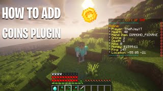 How To Add Coins on Minecraft Server Coins Plugin Tutorial [upl. by Eiuqcaj]