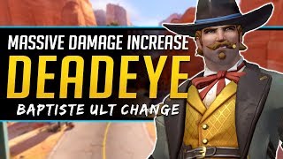 Overwatch McCree Ultimate now Super Strong  PTR Testing  Baptiste Ult change [upl. by Tann739]