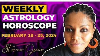 WEEKLY ASTROLOGY FORECAST FEB 1925 FULL MOON IN VIRGO [upl. by Akinek]