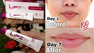 Lip lightening Cream l Lipzlite lip Cream Review amp 100 Results l Skin lightening Cream [upl. by Anelagna]